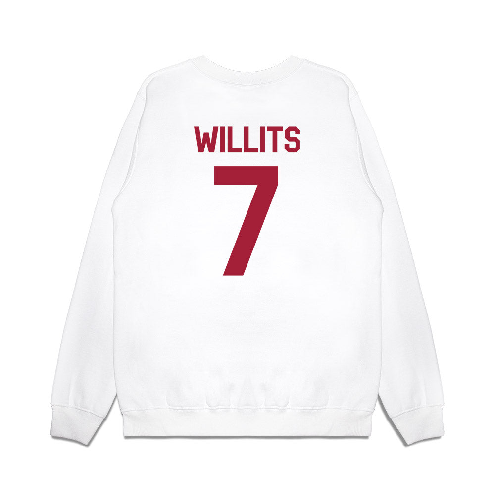 Oklahoma - NCAA Baseball : Jaxon Willits - Graphic Premium Crewneck Sweatshirt-1