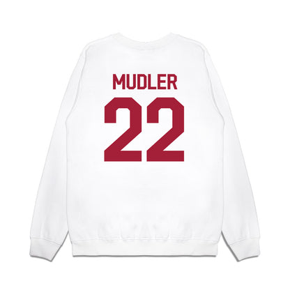 Oklahoma - NCAA Baseball : Scott Mudler - Graphic Premium Crewneck Sweatshirt-1
