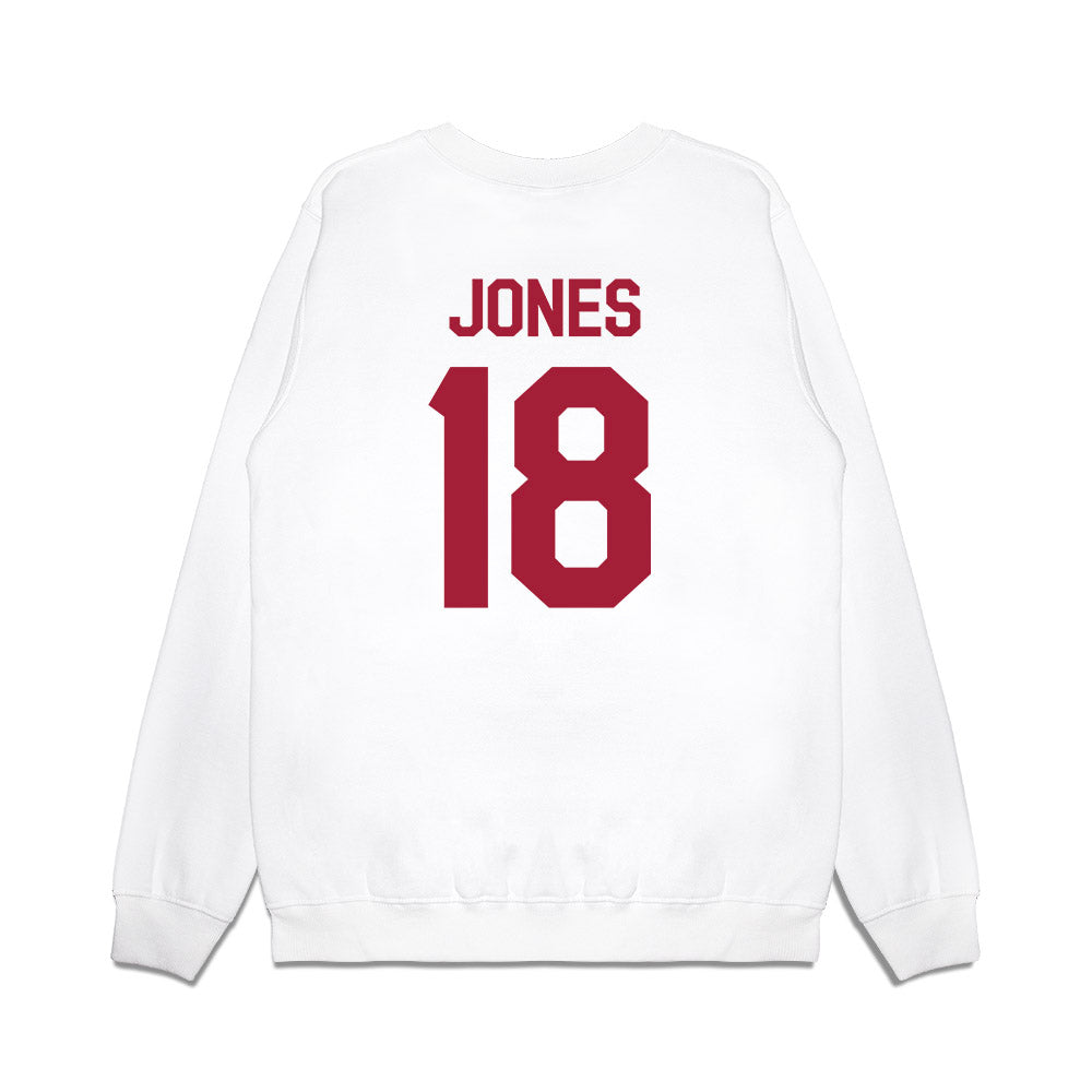 Oklahoma - NCAA Baseball : Gavyn Jones - Graphic Premium Crewneck Sweatshirt-1