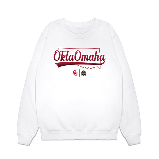 Oklahoma - NCAA Baseball : Jenker Diprediaz Romero - Graphic Premium Crewneck Sweatshirt-0