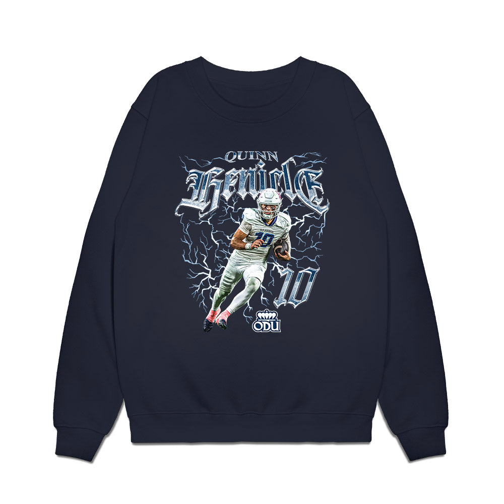 Old Dominion - NCAA Football : Quinn Henicle - Collage Premium Crewneck Sweatshirt-0