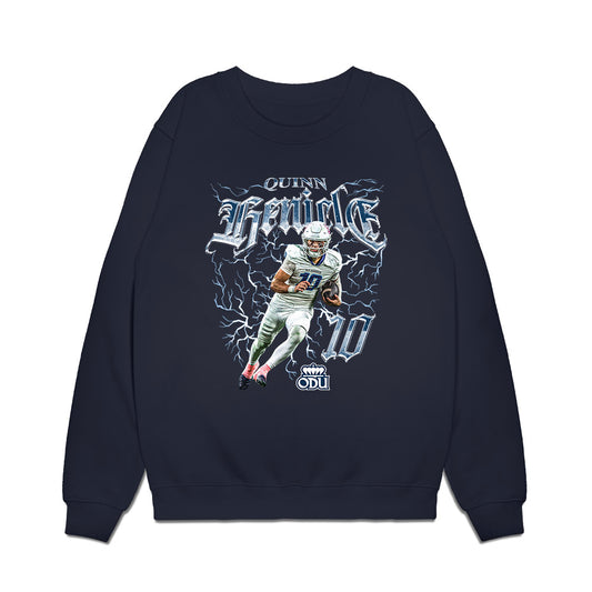 Old Dominion - NCAA Football : Quinn Henicle - Collage Premium Crewneck Sweatshirt-0