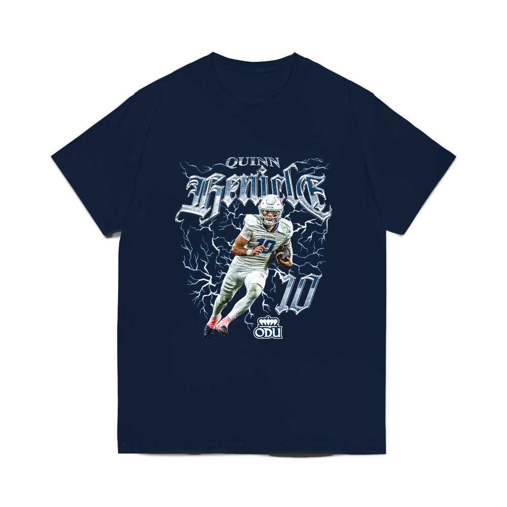 Old Dominion - NCAA Football : Quinn Henicle - Collage Comfort Colors T-Shirt-0