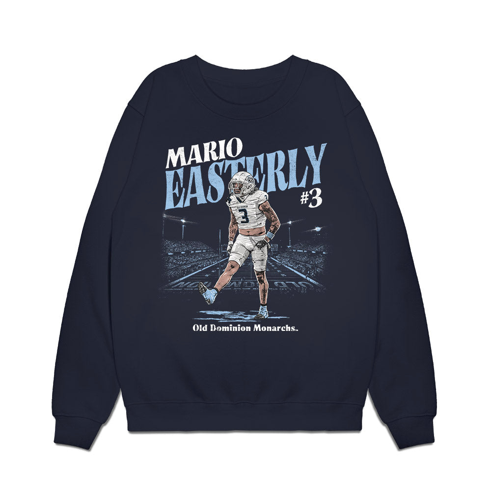 Old Dominion - NCAA Football : Mario Easterly - Collage Premium Crewneck Sweatshirt-0
