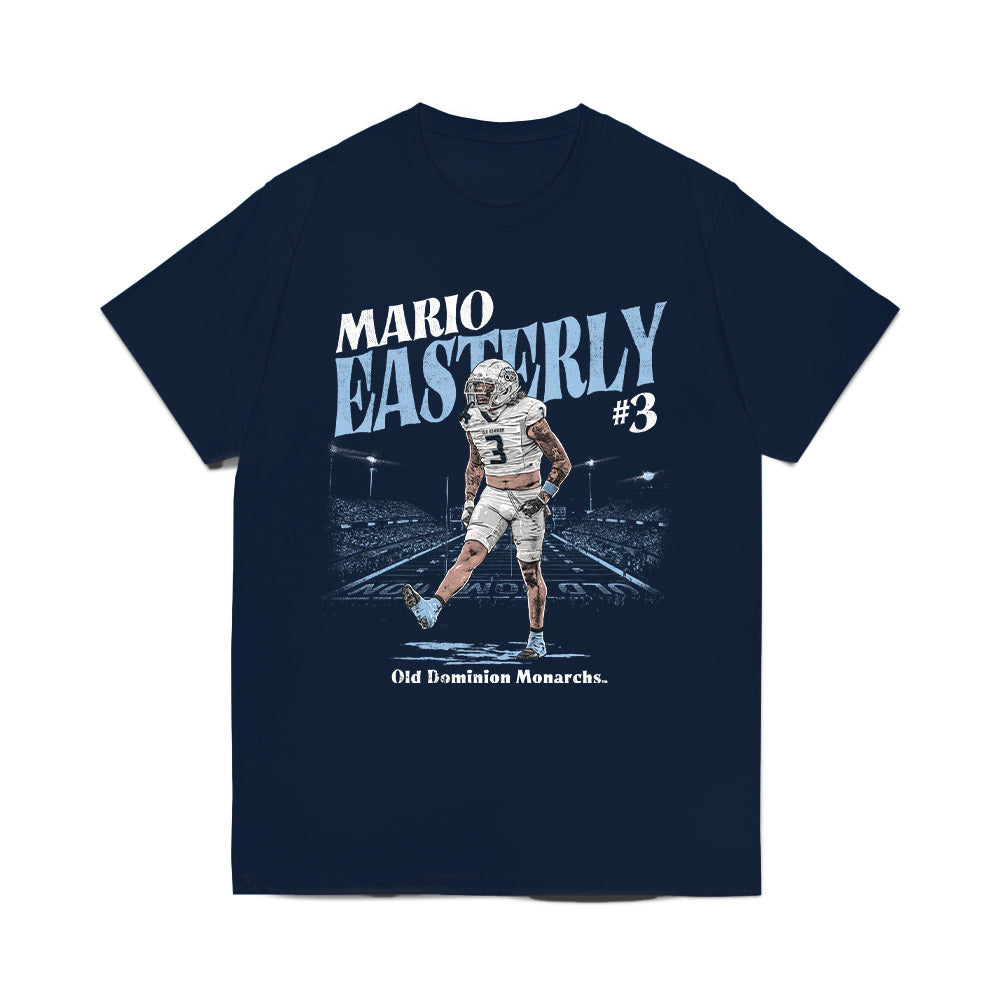 Old Dominion - NCAA Football : Mario Easterly - Collage Comfort Colors T-Shirt-0