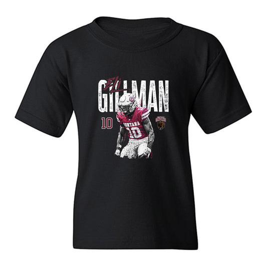 Montana - NCAA Football : Eli Gillman - Collage Youth T-Shirt-0
