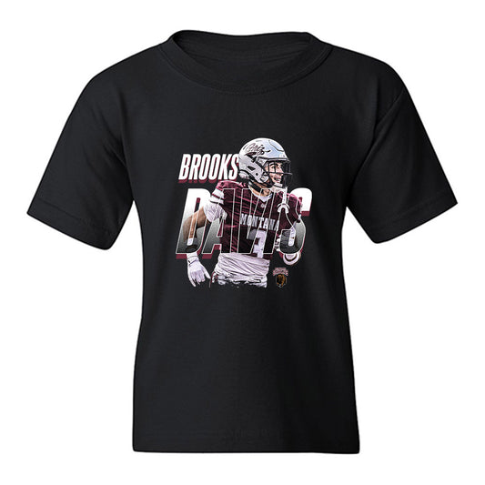 Montana - NCAA Football : brooks davis - Collage Youth T-Shirt-0