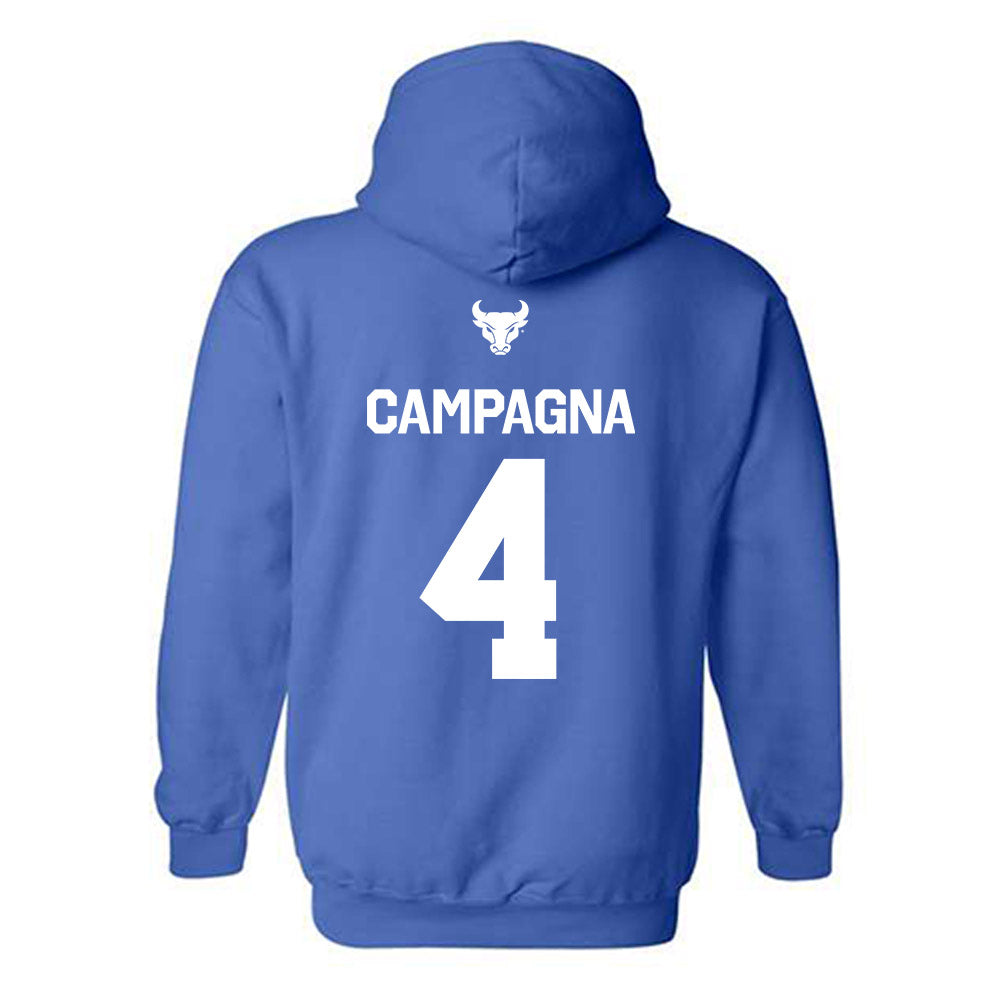 Buffalo - NCAA Women's Volleyball : Hailey Campagna - Classic Shersey Hooded Sweatshirt-1