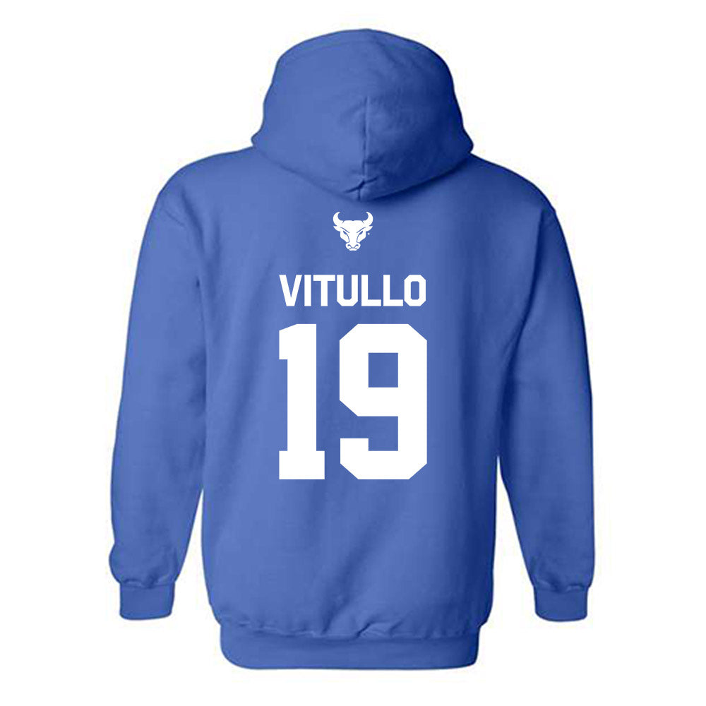 Buffalo - NCAA Women's Soccer : Talia Vitullo - Classic Shersey Hooded Sweatshirt-1