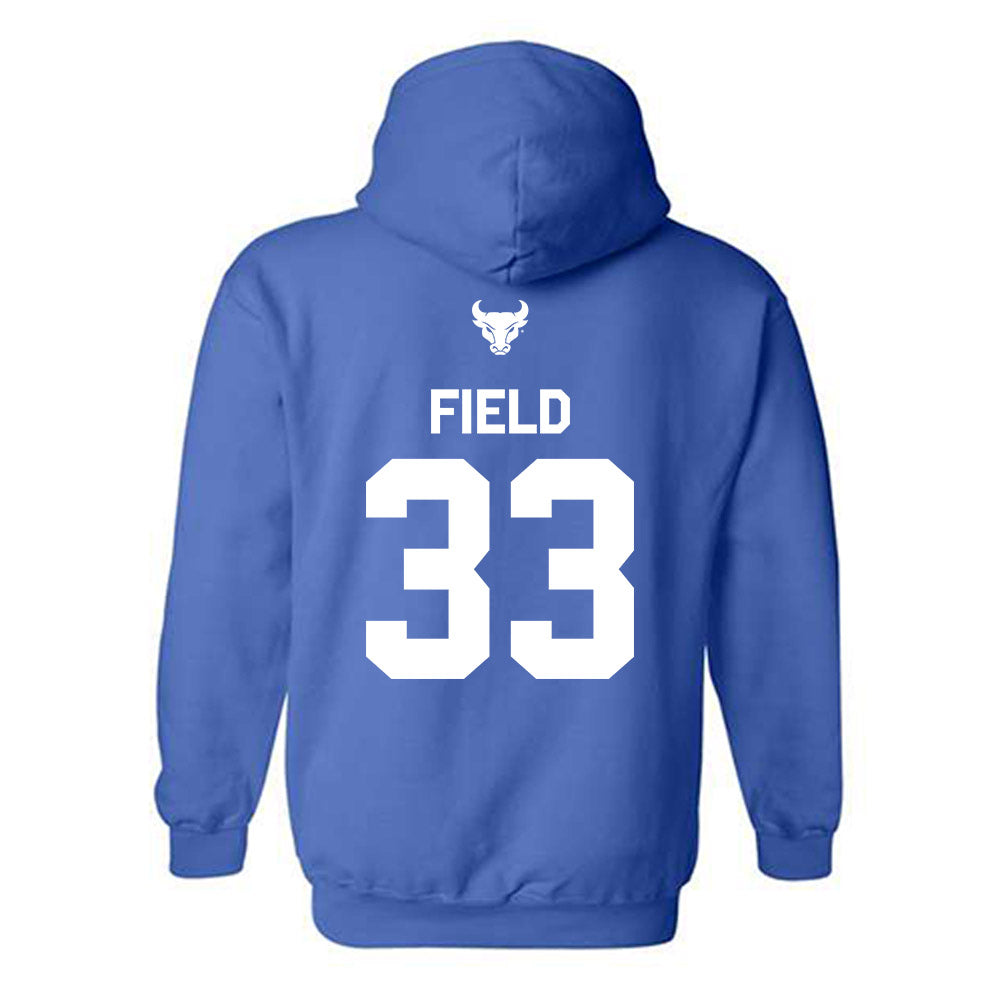 Buffalo - NCAA Women's Basketball : Elizabeth Field - Classic Shersey Hooded Sweatshirt-1