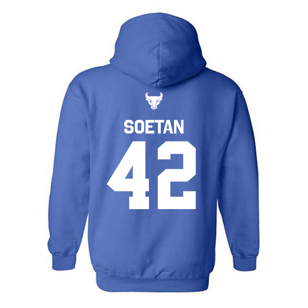 Buffalo - NCAA Women's Basketball : Oyinkansola Soetan - Classic Shersey Hooded Sweatshirt-1
