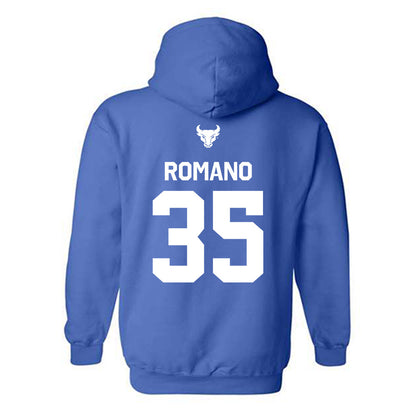 Buffalo - NCAA Men's Basketball : Evan Romano - Classic Shersey Hooded Sweatshirt-1