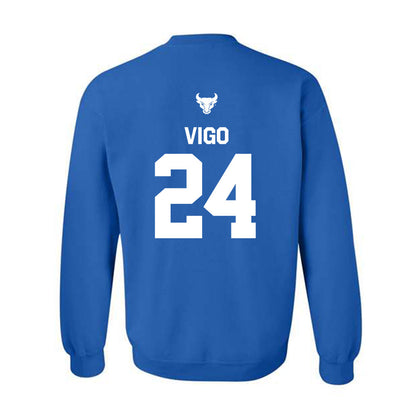 Buffalo - NCAA Men's Basketball : Jahrel Vigo - Classic Shersey Crewneck Sweatshirt-1