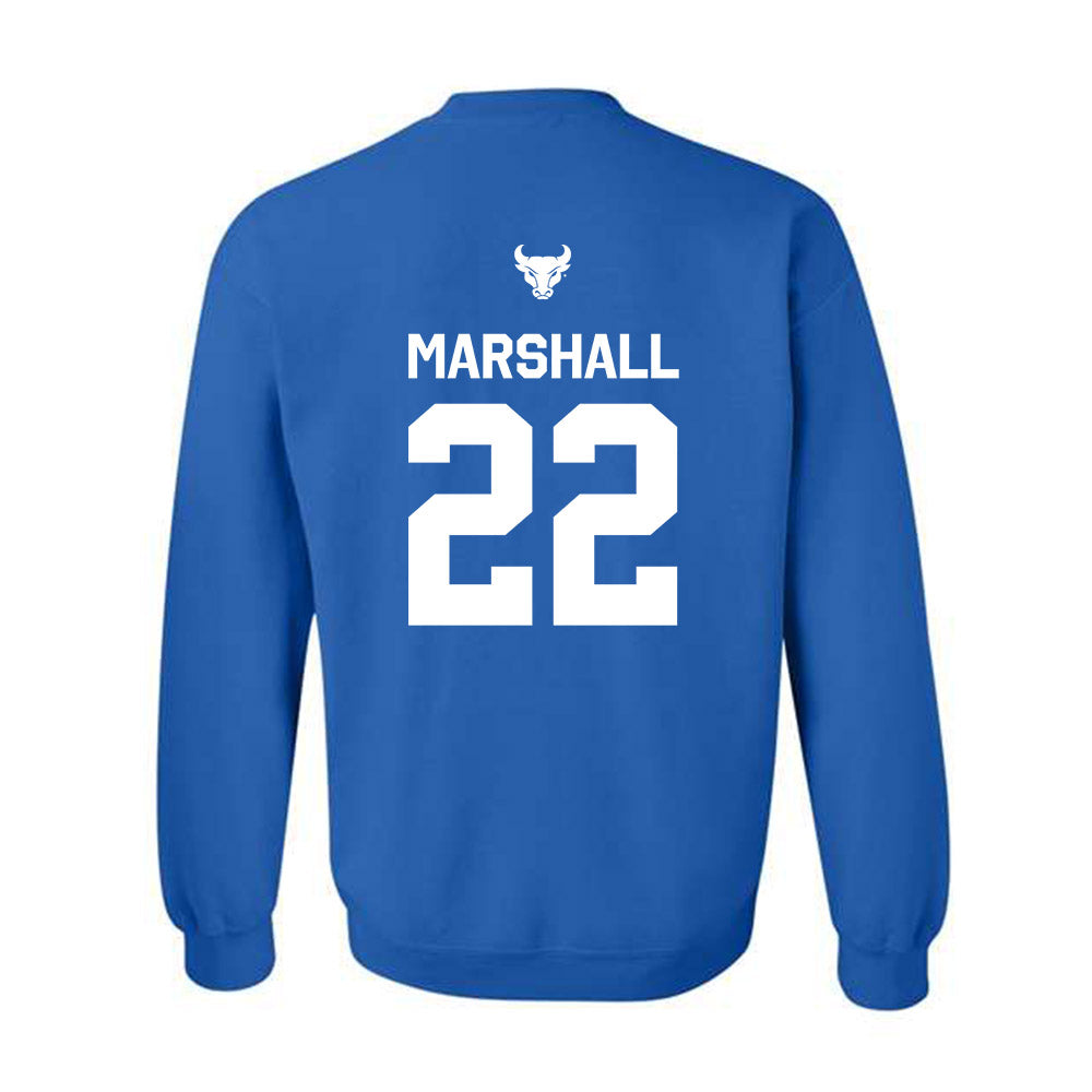 Buffalo - NCAA Women's Basketball : Jadeah Marshall - Classic Shersey Crewneck Sweatshirt-1