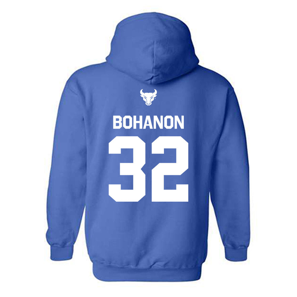 Buffalo - NCAA Women's Basketball : Janyah Bohanon - Classic Shersey Hooded Sweatshirt-1