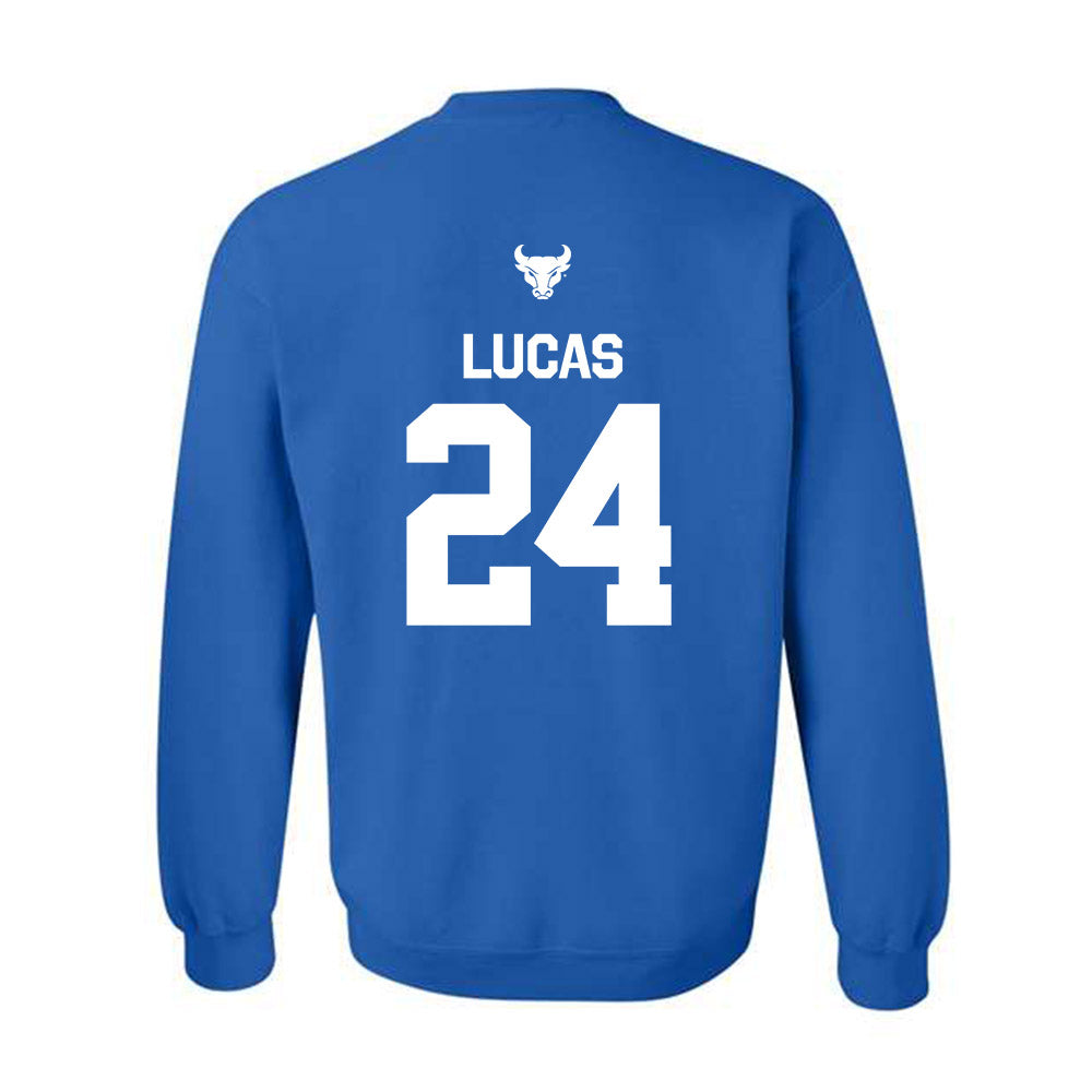 Buffalo - NCAA Women's Basketball : Meg Lucas - Classic Shersey Crewneck Sweatshirt-1