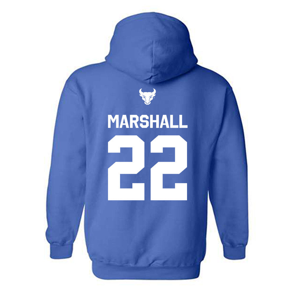 Buffalo - NCAA Women's Basketball : Jadeah Marshall - Classic Shersey Hooded Sweatshirt-1