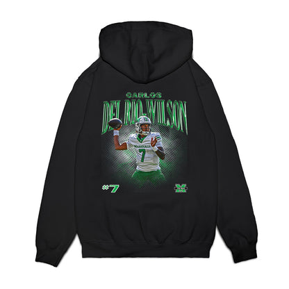 Marshall - NCAA Football : Carlos Del Rio-Wilson - Collage Premium Hooded Sweatshirt-1