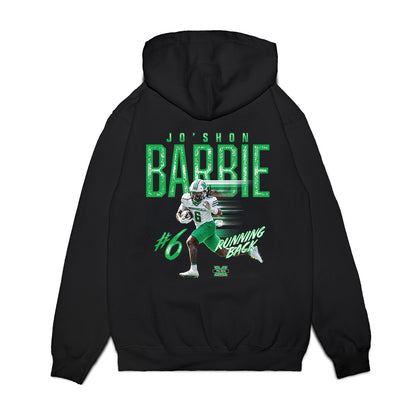 Marshall - NCAA Football : Jo'shon Barbie - Collage Premium Hooded Sweatshirt-1