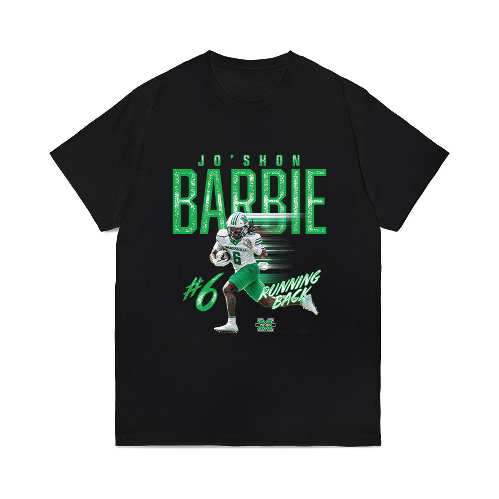 Marshall - NCAA Football : Jo'shon Barbie - Collage Comfort Colors T-Shirt-0