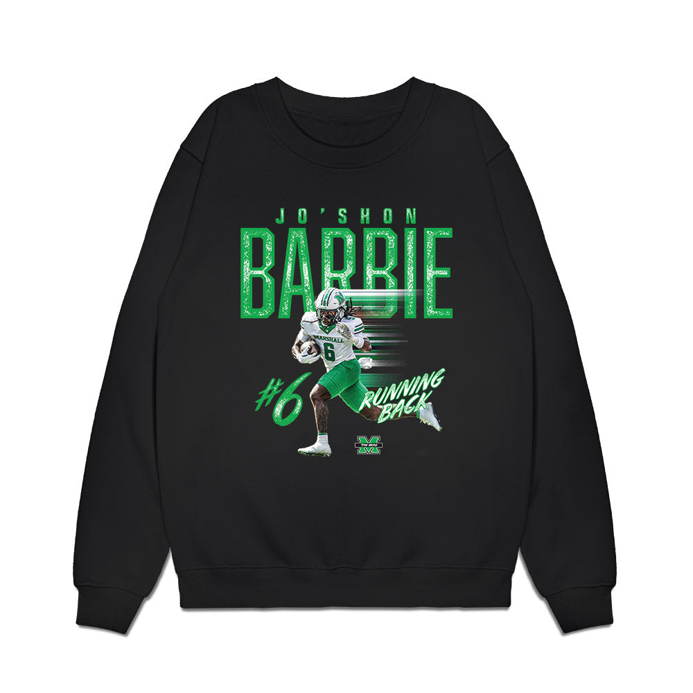 Marshall - NCAA Football : Jo'shon Barbie - Collage Premium Crewneck Sweatshirt-0