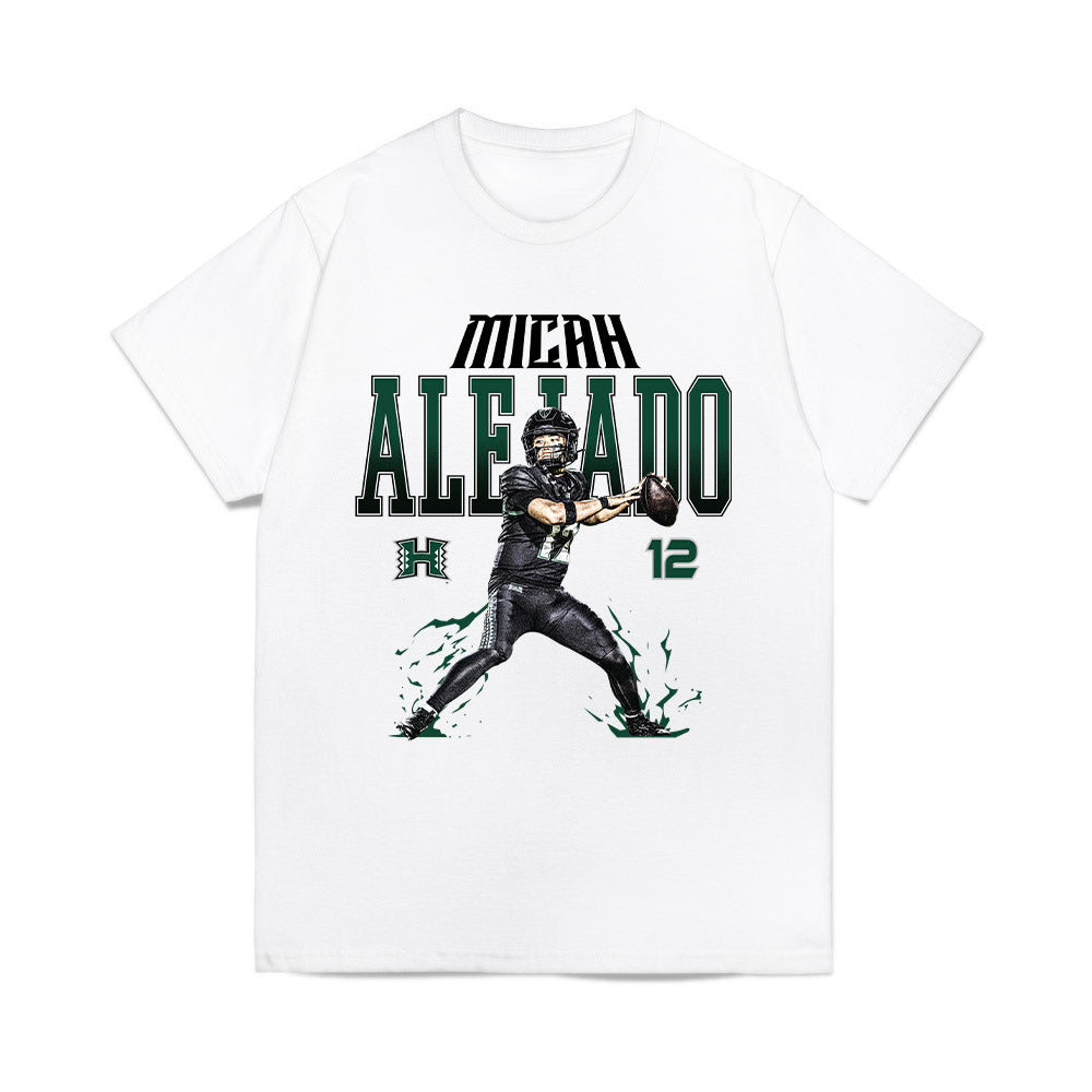 Hawaii - NCAA Football : Micah Alejado - Collage Comfort Colors T-Shirt-0