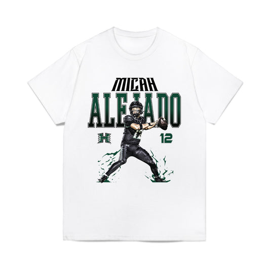 Hawaii - NCAA Football : Micah Alejado - Collage Comfort Colors T-Shirt-0