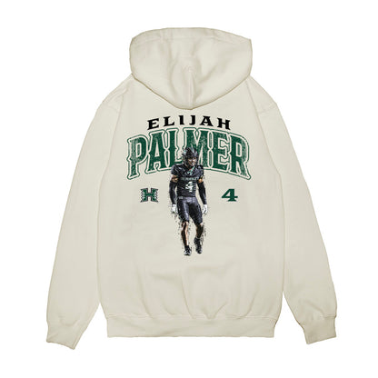 Hawaii - NCAA Football : Elijah Palmer - Collage Premium Hooded Sweatshirt-1