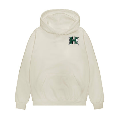 Hawaii - NCAA Football : Elijah Palmer - Collage Premium Hooded Sweatshirt-0