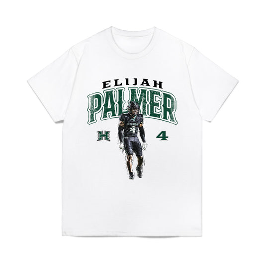 Hawaii - NCAA Football : Elijah Palmer - Collage Comfort Colors T-Shirt-0