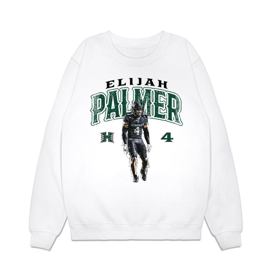 Hawaii - NCAA Football : Elijah Palmer - Collage Premium Crewneck Sweatshirt-0