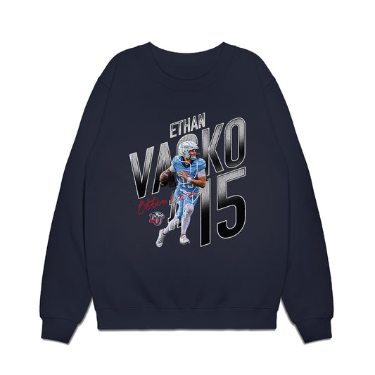 Liberty - NCAA Football : Ethan Vasko - Collage Premium Crewneck Sweatshirt-0