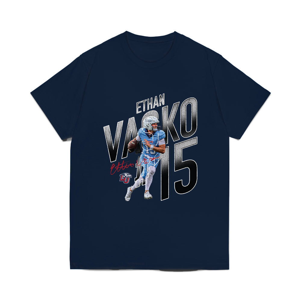 Liberty - NCAA Football : Ethan Vasko - Collage Comfort Colors T-Shirt-0