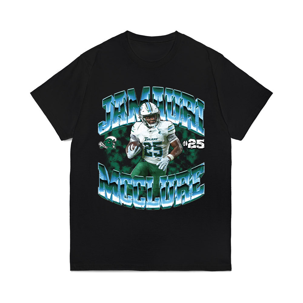 Tulane - NCAA Football : Jamauri McClure - Collage Comfort Colors T-Shirt-0