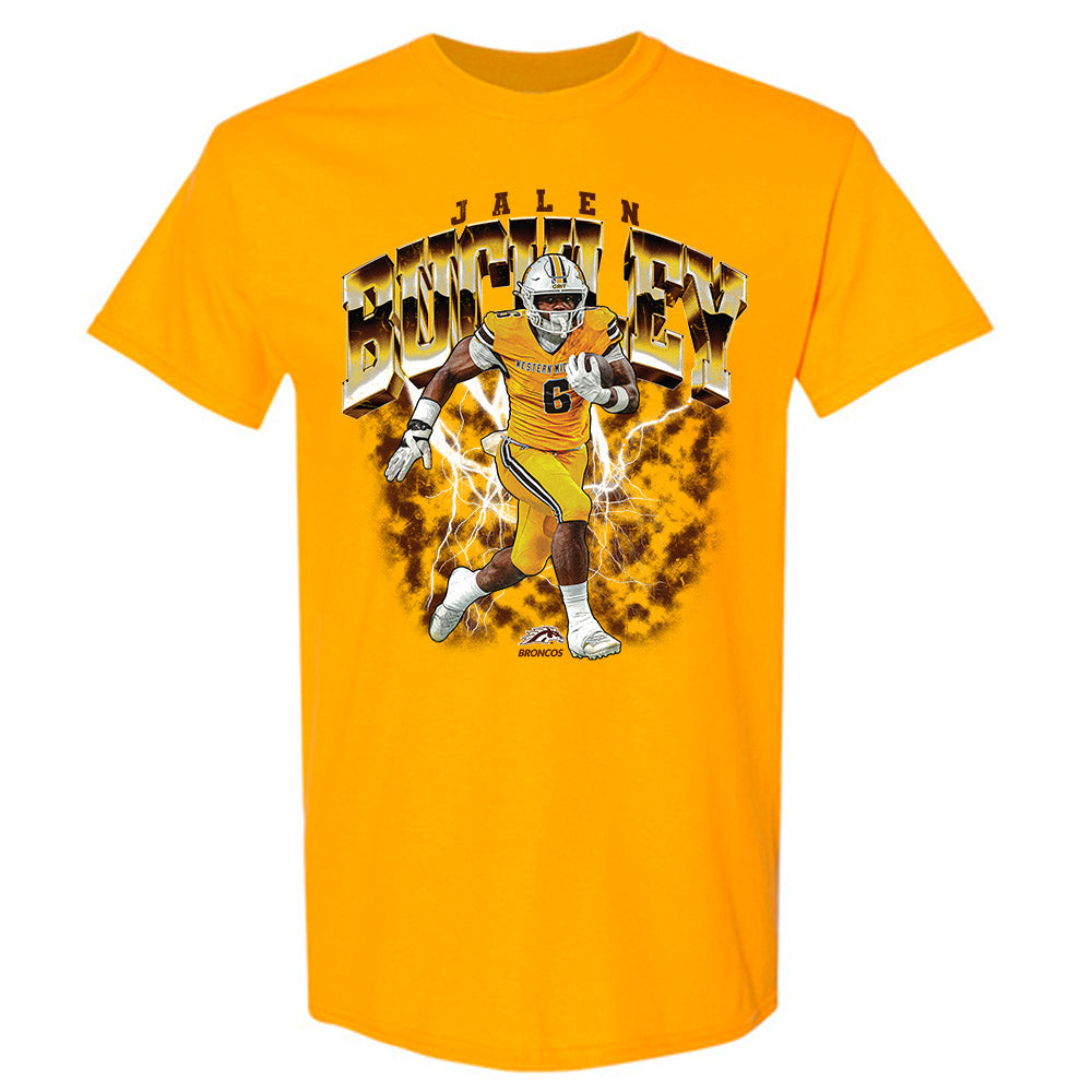 Western Michigan - NCAA Football : Jalen Buckley - Collage T-Shirt-0