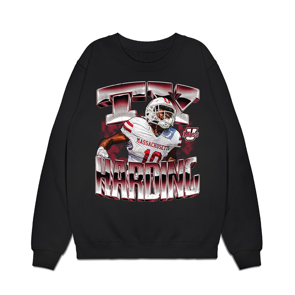 Umass - NCAA Football : T.Y. Harding - Collage Premium Crewneck Sweatshirt-0