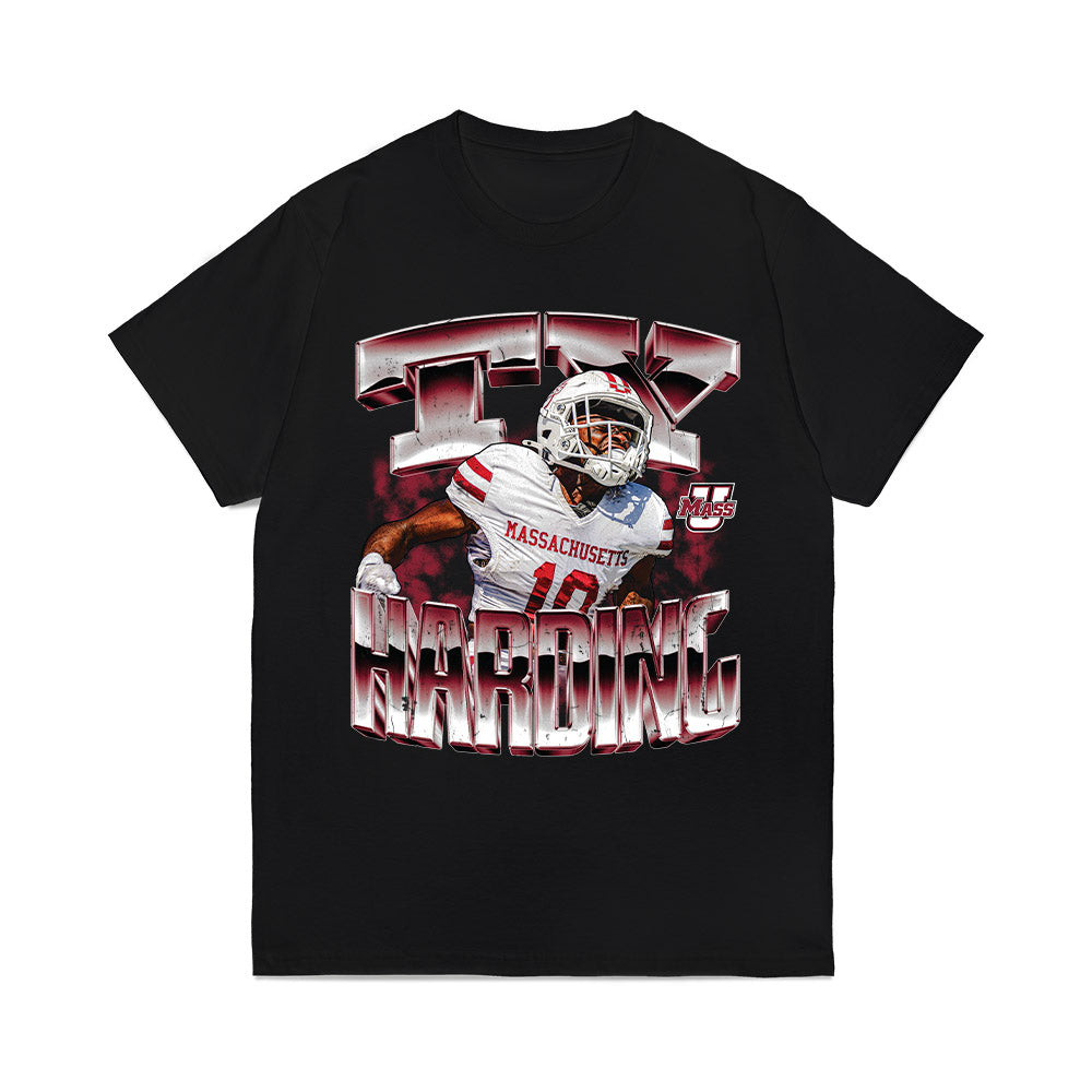 Umass - NCAA Football : T.Y. Harding - Collage Comfort Colors T-Shirt-0