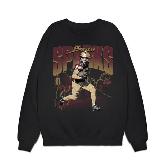 Texas State - NCAA Football : Beau Sparks - Collage Premium Crewneck Sweatshirt-0