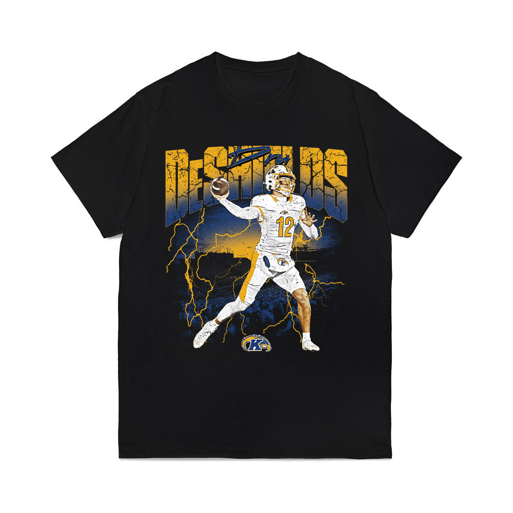 Kent State - NCAA Football : Dru DeShields - Collage Comfort Colors T-Shirt-0