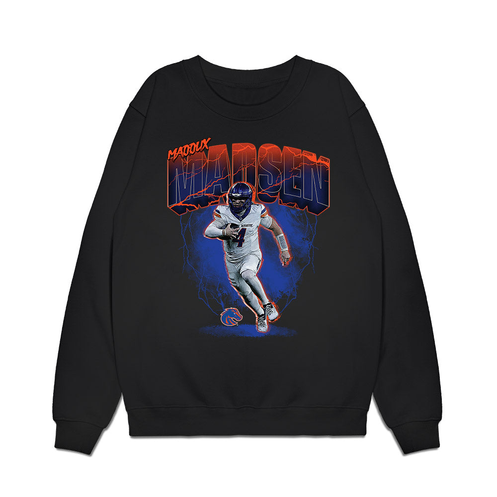 Boise State - NCAA Football : Maddux Madsen - Collage Premium Crewneck Sweatshirt-0