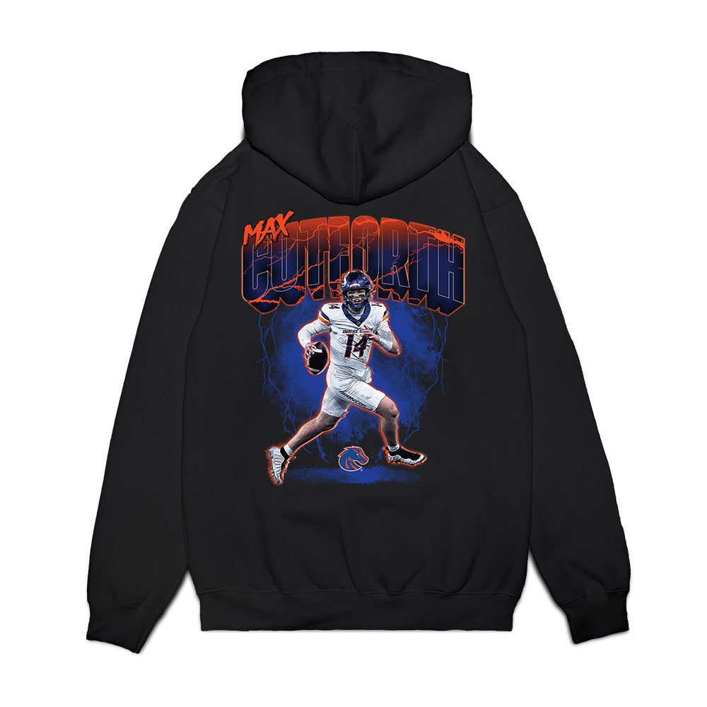 Boise State - NCAA Football : Max Cutforth - Collage Premium Hooded Sweatshirt-1