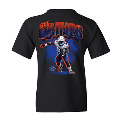 Boise State - NCAA Football : Sire Gaines - Collage Youth T-Shirt-1