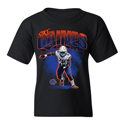 Boise State - NCAA Football : Sire Gaines - Collage Youth T-Shirt-0