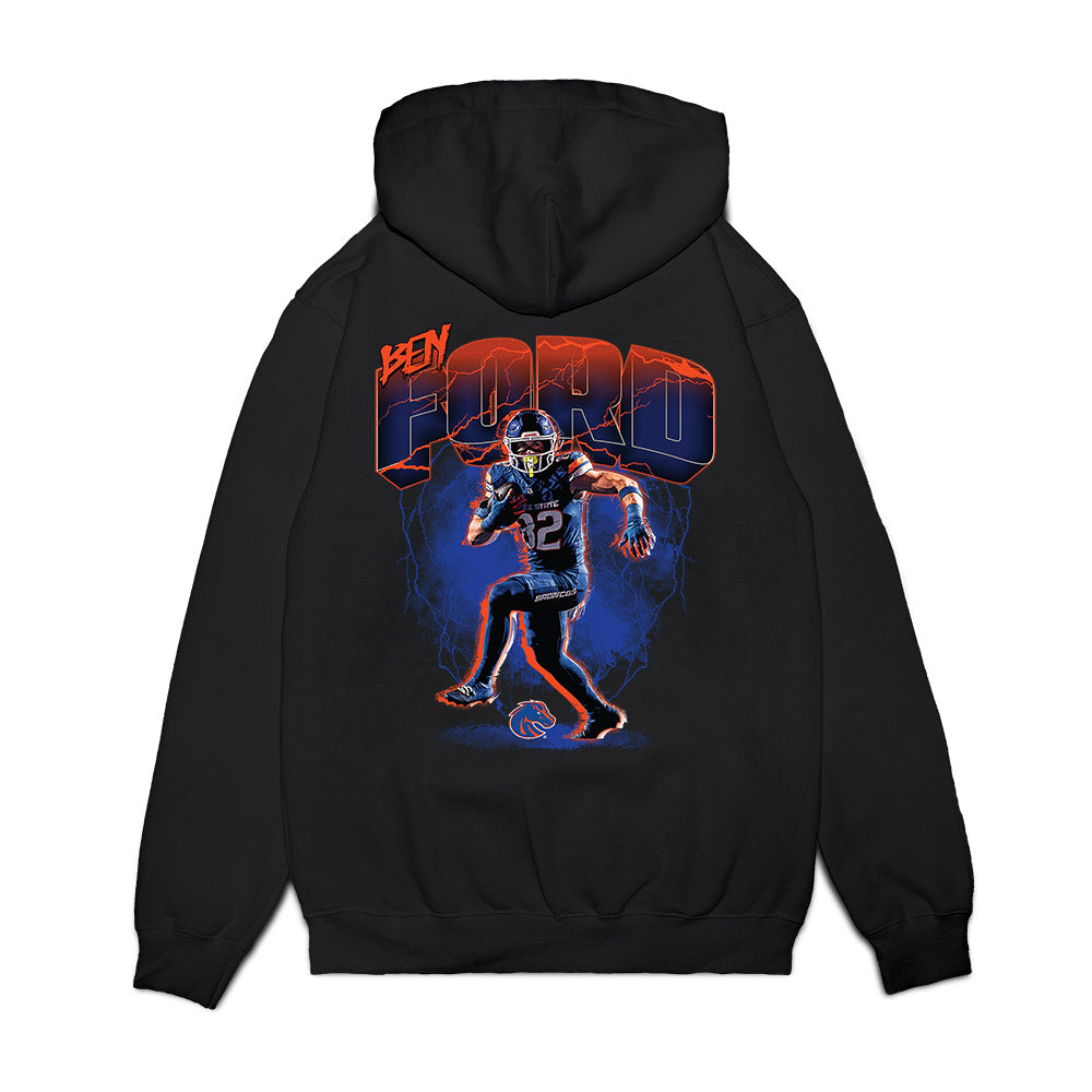 Boise State - NCAA Football : Ben Ford - Collage Premium Hooded Sweatshirt-1