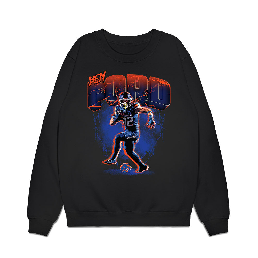Boise State - NCAA Football : Ben Ford - Collage Premium Crewneck Sweatshirt-0