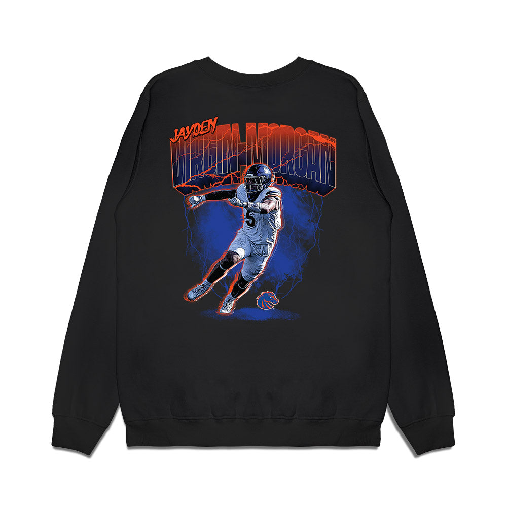 Boise State - NCAA Football : Jayden Virgin-Morgan - Collage Premium Crewneck Sweatshirt-1