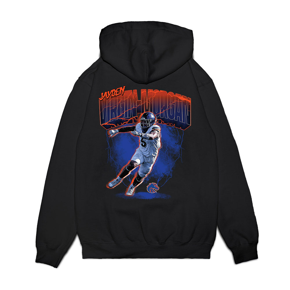 Boise State - NCAA Football : Jayden Virgin-Morgan - Collage Premium Hooded Sweatshirt-1