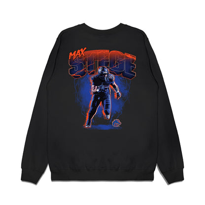 Boise State - NCAA Football : Max Stege - Collage Premium Crewneck Sweatshirt-1
