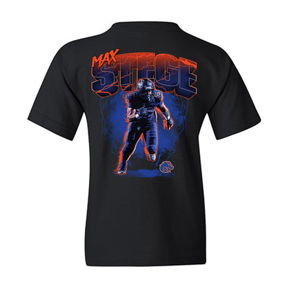 Boise State - NCAA Football : Max Stege - Collage Youth T-Shirt-1