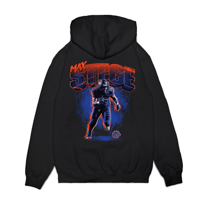 Boise State - NCAA Football : Max Stege - Collage Premium Hooded Sweatshirt-1